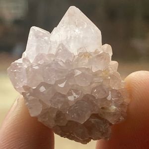 Citrine included Clear & Pale Lavender Spirit Quartz